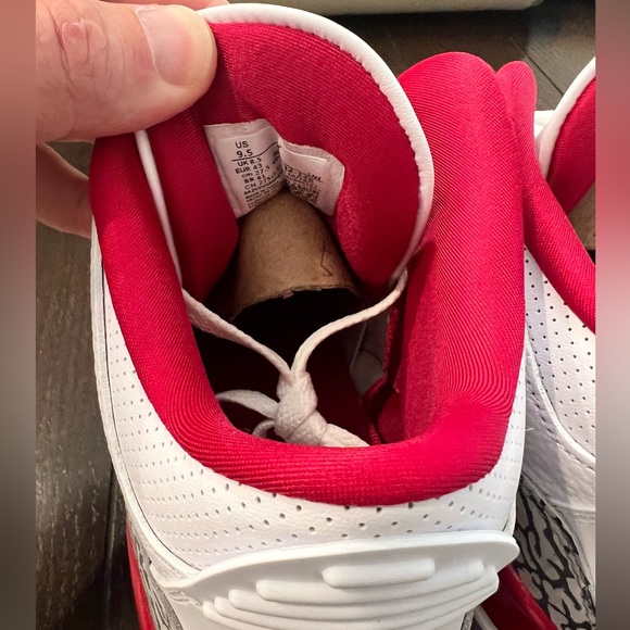 Nike Air Jordan 3 Retro ‘Cardinal Red’ Shoes - Picture 5 of 6